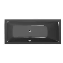   Polysan Mimoa beépíthető akril kád 170x80x39 cm kádláb nélkül, szürke 71713.30