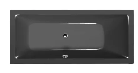 Polysan Mimoa beépíthető akril kád 170x80x39 cm kádláb nélkül, szürke 71713.30