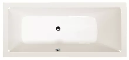 Polysan Mimoa beépíthető akril kád 170x80x39 cm kádláb nélkül, elefántcsont 71713.40