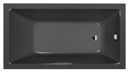 Polysan Noemi beépíthető akril kád 150x80x39 cm, szürke 71727.30