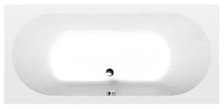 Polysan LEVANA beépíthető akril kád 170x80x39 cm, matt fehér 71745.11