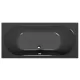 Polysan LEVANA beépíthető akril kád 170x80x39 cm, szürke 71745.30