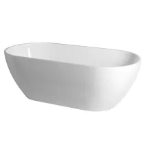   Polysan Reduta szabadonálló öntöttmárvány kád 171x81 cm, fehér 71842