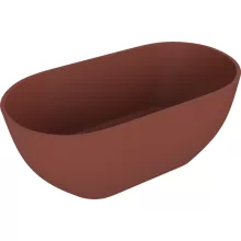   Polysan Reduta szabadonálló öntött márvány kád 150x75 cm, matt barna 71843.71