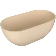   Polysan Reduta szabadonálló öntött márvány kád 150x75 cm, matt bézs 71843.81