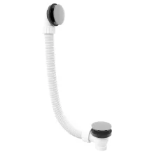   Polysan click-clack kád le- és túlfolyó 120 cm, króm 71858