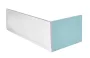 Polysan Plain balos előlap 120x59 cm, fehér 72570