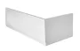 Polysan Plain balos előlap 120x59 cm, fehér 72570