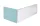 Polysan Plain jobbos előlap 140x59 cm, fehér 72750