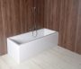 Polysan Plain jobbos előlap 180x59 cm, fehér 72804