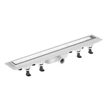   Polysan Tile műanyag lineáris zuhanylefolyó 72 cm, burkolható fedéllel, inox 72837