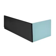   Polysan Couvert balos előlap 180x52 cm, matt fekete 72857.21