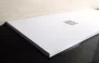 SAPHO Polysan Flexia öntött márvány zuhanytálca 130x80 cm, fehér 72899