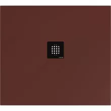   Polysan Flexia öntött márvány zuhanytálca 100x90 cm, matt barna 72925.71