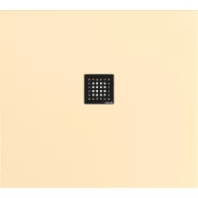   Polysan Flexia öntött márvány zuhanytálca 100x90 cm, matt bézs 72925.81