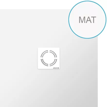 Polysan Flexia öntött márvány zuhanytálca 80 cm, matt fehér 72941MAT