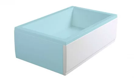 Polysan Deep Plain jobbos sarok előlap 140x36 cm, fehér 72955