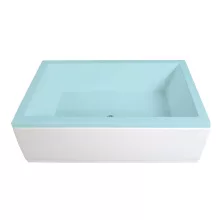 Polysan Deep Plain Nika előlap 140x36 cm, fehér 72957