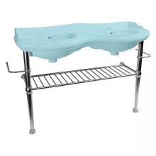 Sapho Kerasan Retro mosdótartó konzol 120 cm, króm kivitelben