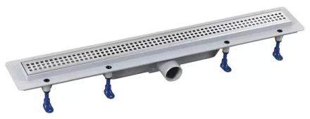 Polysan Indy padlóösszefolyó inox ráccsal 910 mm, inox 73661