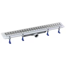   Polysan Klaver padlóösszefolyó inox ráccsal 710 mm, inox 73721