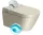 Sapho GSI WCLEAN fali kerámia WC integrált bidéfunkcióval 59x38 cm, dual matt kréta 7418K08