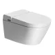 Sapho GSI WCLEAN fali kerámia WC integrált bidéfunkcióval 59x38 cm, dual matt fehér 7418K09