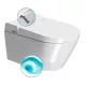 Sapho GSI WCLEAN fali kerámia WC integrált bidéfunkcióval 59x38 cm ExtraGlaze bevonattal, fehér 7418K11