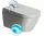 Sapho GSI WCLEAN fali kerámia WC integrált bidéfunkcióval 59x38 cm, dual matt szürke 7418K17