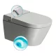 Sapho GSI WCLEAN fali kerámia WC integrált bidéfunkcióval 59x38 cm, dual matt szürke 7418K17