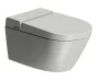 Sapho GSI WCLEAN fali kerámia WC integrált bidéfunkcióval 59x38 cm, dual matt szürke 7418K17