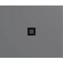   Polysan Flexia öntött márvány zuhanytálca 120x80 cm, matt szürke 77922.31