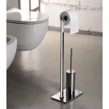 Sapho Gedy WC papírtartó állvány kefével, króm 783213