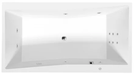 Polysan Quest akril kád Hidro rendszerrel 180x100x49 cm, fehér 78511H