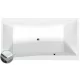 Polysan Quest SLIM egyenes akril kád 180x100x49 cm, fehér 78511S