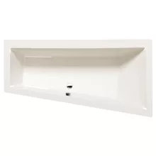   Polysan Andra asszimetrikus akril kád 180x90x45 cm, jobbos/elefántcsont 78771.40