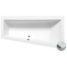   Polysan Andra R Slim akril kád 180x90x45 cm, jobbos, fehér 78771S
