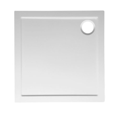 Sapho Bruckner Else öntött márvány zuhanytálca 90x90 cm, fehér 800.112.4