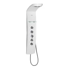   SAPHO Polysan Luk termosztátos zuhanypanel, ABS/fehér 80312