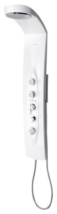 Polysan Mola termosztátos zuhanypanel, ABS/fehér 80365