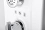 Polysan Mola sarokba szerelhető termosztátos zuhanypanel, ABS/fehér 80372