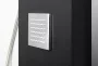 Polysan SPIRIT SQUARE termosztatikus zuhanypanel 250x1550 mm, fekete 81251