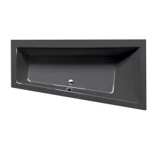   Polysan Andra aszimmetrikus akril kád 170x90x45 cm, jobbos / szürke 81511.30