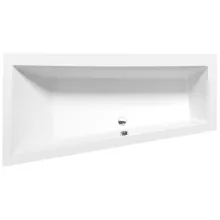   Polysan Andra L aszimmetrikus akril kád 160x90x45 cm, balos/fehér 81521