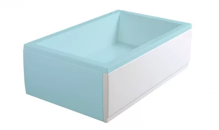 Polysan Deep Plain jobbos előlap 100x36 cm, fehér 83631