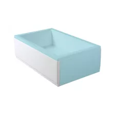 Polysan Deep Plain balos előlap 121x36 cm, fehér 83666