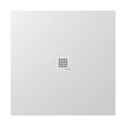 Polysan TRENECA vágható öntött márvány zuhanytálca 90x90 cm, matt fehér 84300.11