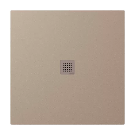 Polysan TRENECA vágható öntött márvány zuhanytálca 100x100 cm, matt bézs 84301.81