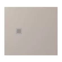   Polysan TRENECA vágható öntött márvány zuhanytálca 110x100 cm, matt bézs 84312.81