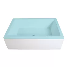 Polysan Deep Plain Nika előlap 100x36 cm, fehér 84825